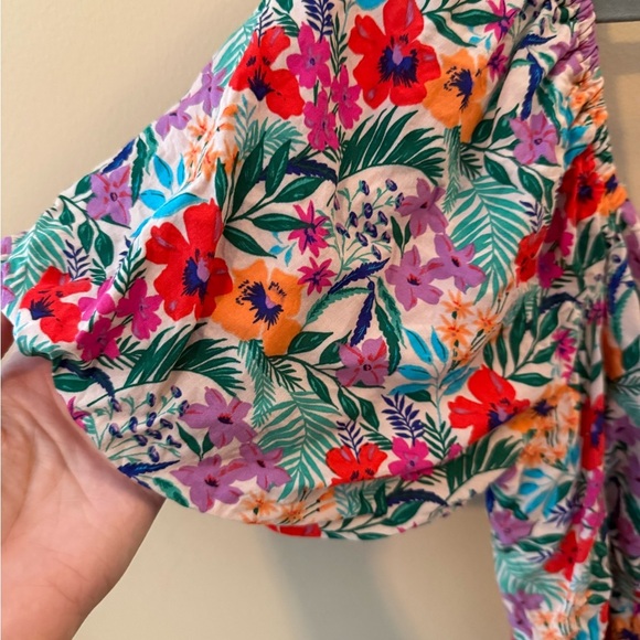 Lost + Wander Summer Floral Print Puff Sleeve Midi Dress - Picture 6 of 9